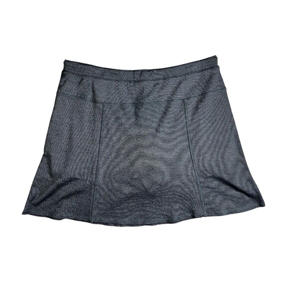 Green Tea Womens A-Line Knit Skort  Size L  Black  Activewear Athleisure Casual - Picture 2 of 8